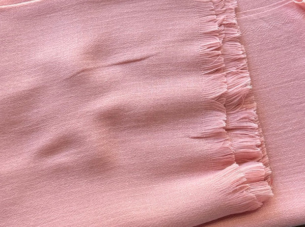 Blush Pink Cashmere Scarf