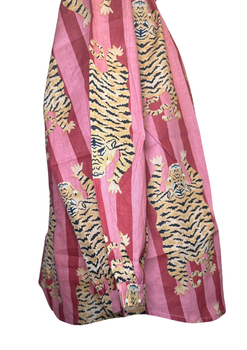 Pink Tiger Pant Set (Blouse & Pants)