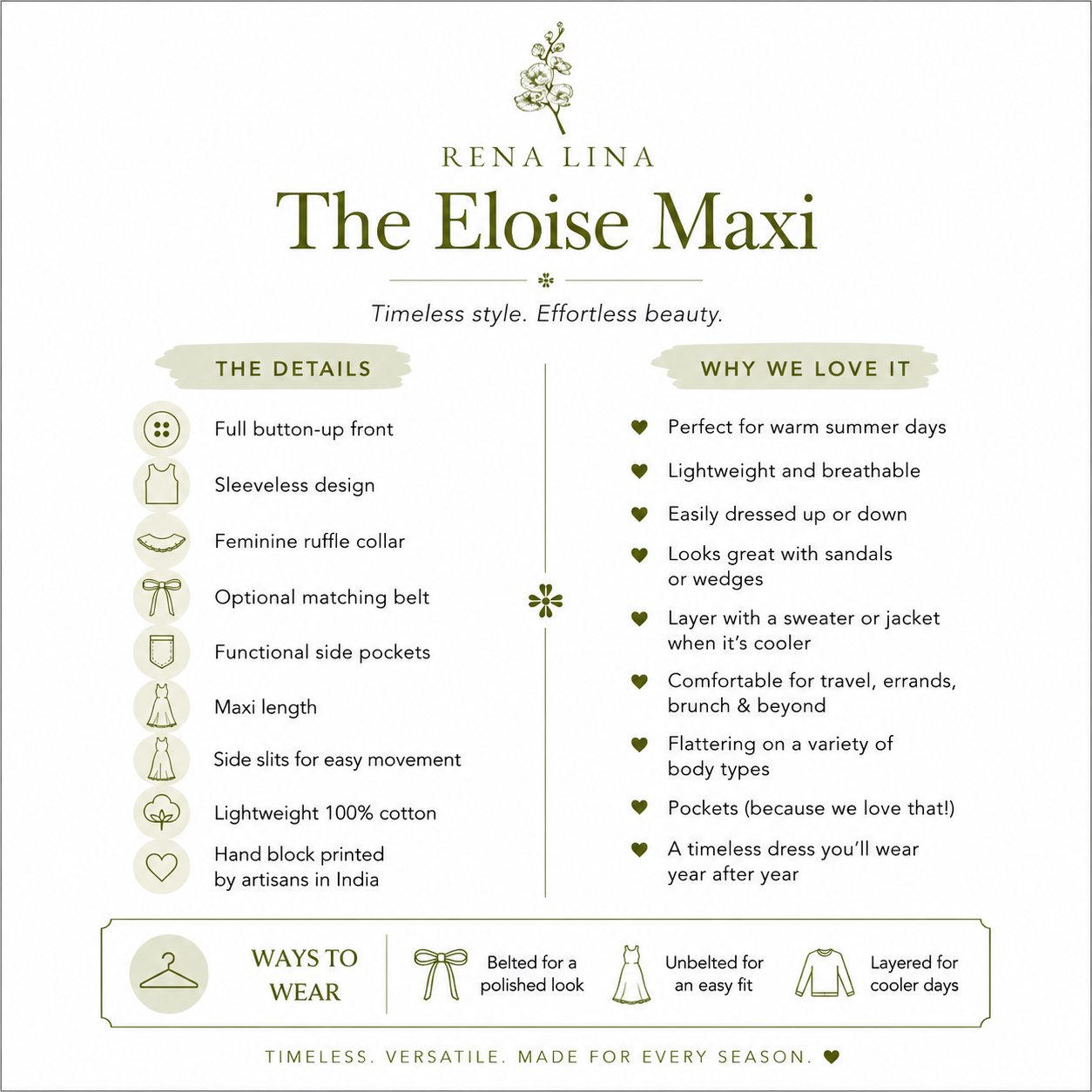 Eloise Sleeveless Maxi Dress