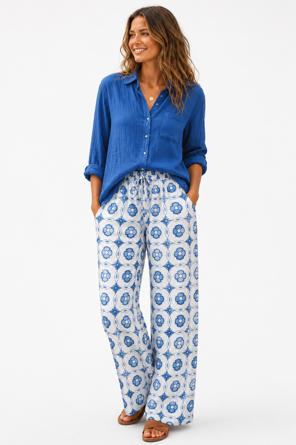 Blue Tile Harbor Pant