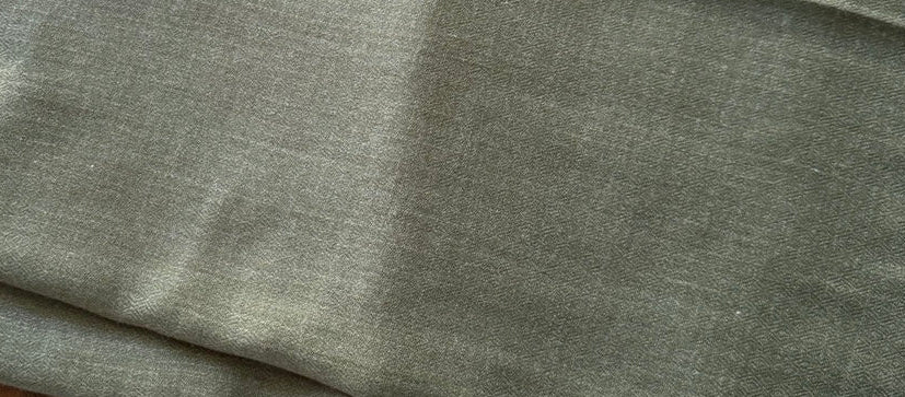 Olive Green Cashmere Scarf
