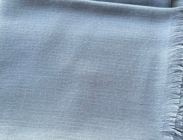 Powder Blue Cashmere Scarf