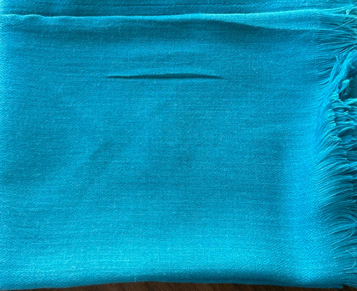 Turquoise Cashmere Scarf